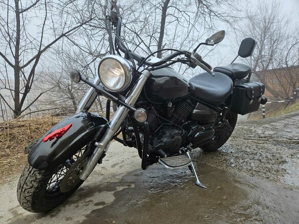 2005 Yamaha XVS1100, чёрный, 445000 рублей - вид 10