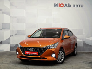 2022 Hyundai Solaris II Рестайлинг, оранжевый, 1600000 рублей, вид 1