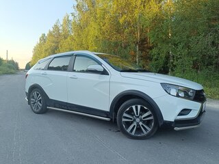 2018 Lada (ВАЗ) Vesta SW I, белый, 1100000 рублей, вид 1