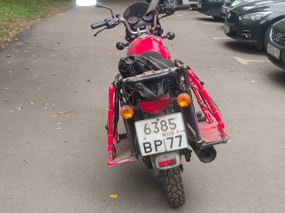 2022 Bajaj Boxer BM 150X, красный, 108000 рублей - вид 3