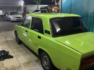 2001 Lada (ВАЗ) 2107, зелёный, 70000 рублей, вид 4