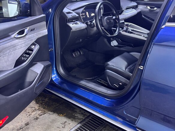 2023 Geely Preface I (China Market) Рестайлинг, синий - вид 12