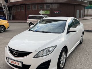 2012 Mazda 6 II (GH) Рестайлинг, белый, 890000 рублей, вид 3
