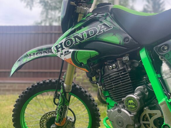 2003 Honda XR 250, зелёный, 399000 рублей - вид 6