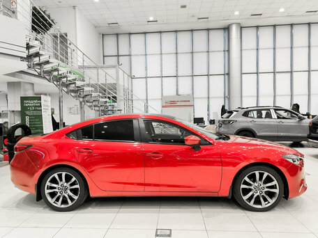 2016 Mazda 6 III (GJ) Рестайлинг, красный, 1799000 рублей, вид 4