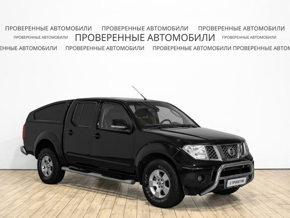 2007 Nissan Navara (Frontier) III (D40), чёрный - вид 1