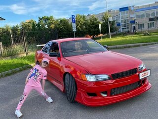 1993 Toyota Mark II VII (X90), красный, 1200000 рублей, вид 4