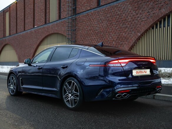 2021 Kia Stinger I Рестайлинг, синий - вид 7