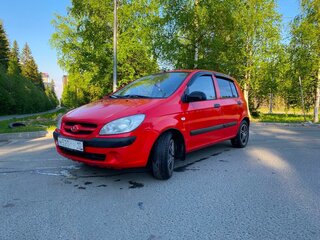 2007 Hyundai Getz I Рестайлинг, красный, 370000 рублей, вид 1