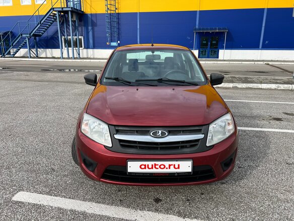 2016 Lada (ВАЗ) Granta I, пурпурный, 470000 рублей - вид 4