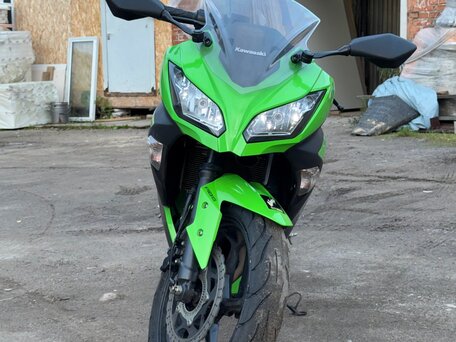 2014 Kawasaki Ninja 300, зелёный, 330000 рублей, вид 2