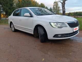 2014 Skoda Superb DSG II Рестайлинг, белый, 1150000 рублей, вид 1