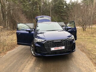 2022 Audi Q3 45 TFSI II (F3), синий, 2850000 рублей, вид 2