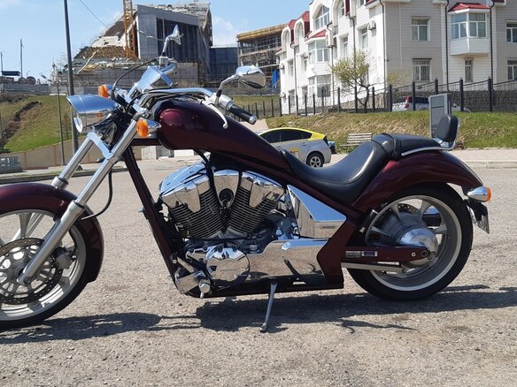 2010 Honda VT 1300CX Fury, пурпурный, 695000 рублей - вид 4