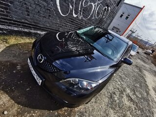 2008 Mazda 3 I (BK) Рестайлинг, чёрный, 900000 рублей, вид 3