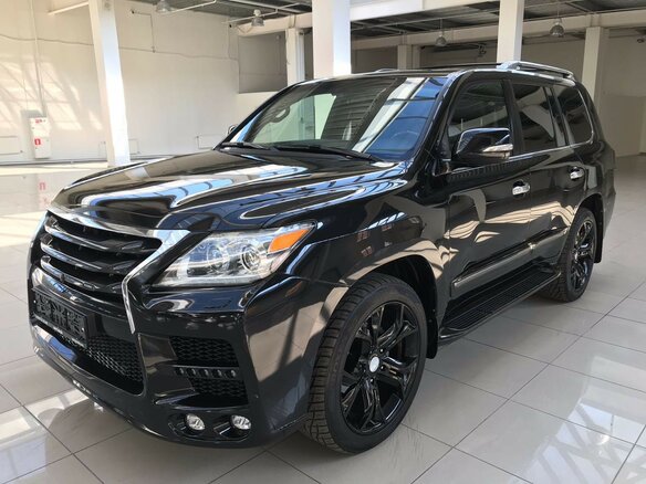 2015 Lexus LX 570 III Рестайлинг, чёрный - вид 26