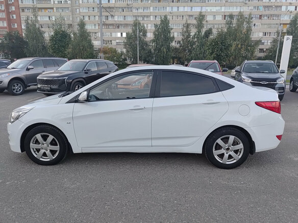 2014 Hyundai Solaris I Рестайлинг, белый - вид 7