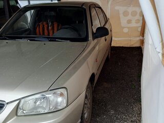 2005 Hyundai Accent ТагАЗ II, белый, 500000 рублей, вид 2