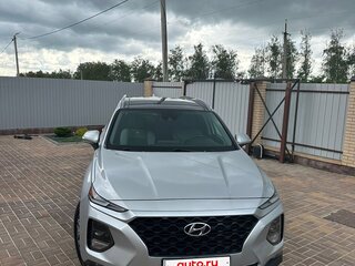 2019 Hyundai Santa Fe IV, серый, 3180000 рублей, вид 1