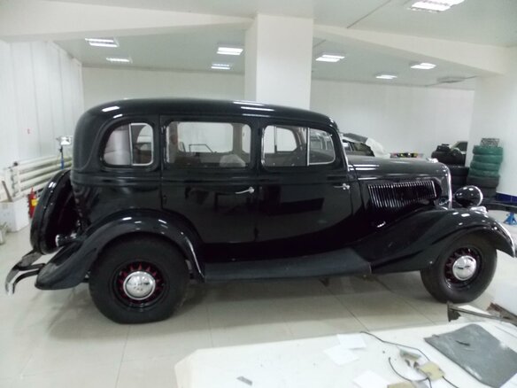 1938 ГАЗ М1, чёрный - вид 2