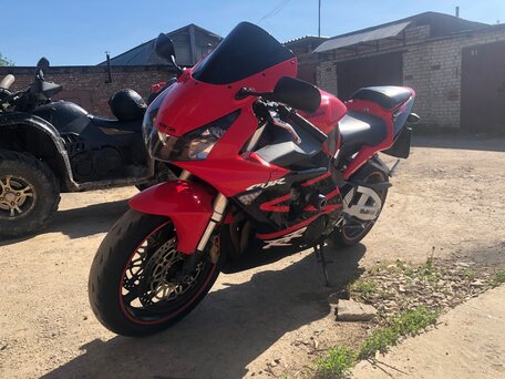 2002 Honda CBR 954RR Fireblade, красный, 500000 рублей, вид 3