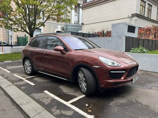 2012 Porsche Cayenne Turbo II (958), коричневый, 2900000 рублей, вид 3