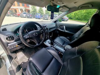 2006 Mazda 6 I (GG) Рестайлинг, серебристый, 490000 рублей, вид 5