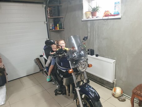 2001 Suzuki GSX 1400, синий, 650000 рублей, вид 2