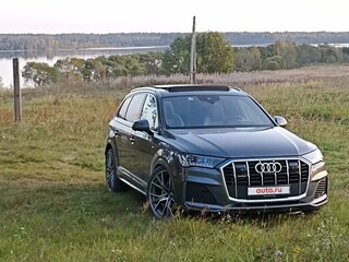 2019 Audi Q7 50 TDI II (4M) Рестайлинг, серый, 6000000 рублей, вид 1