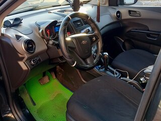 2012 Chevrolet Aveo II, чёрный, 850000 рублей, вид 5