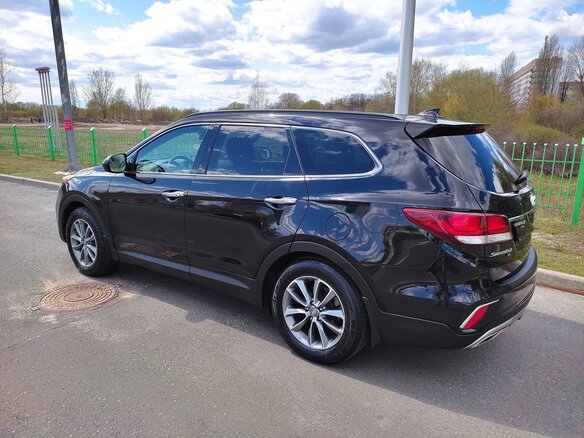 2018 Hyundai Santa Fe Grand III Рестайлинг, чёрный, 2106730 рублей - вид 7