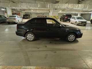 2008 Hyundai Accent ТагАЗ II, чёрный, 690000 рублей, вид 4