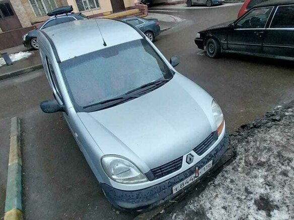 2009 Renault Kangoo I Рестайлинг, серебристый, 400000 рублей - вид 5