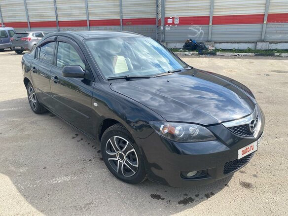 2007 Mazda 3 I (BK) Рестайлинг, чёрный, 520000 рублей - вид 2