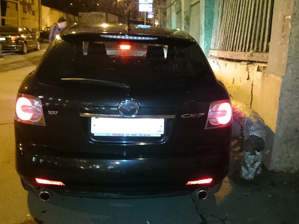 2012 Mazda CX-7 I Рестайлинг, чёрный - вид 8