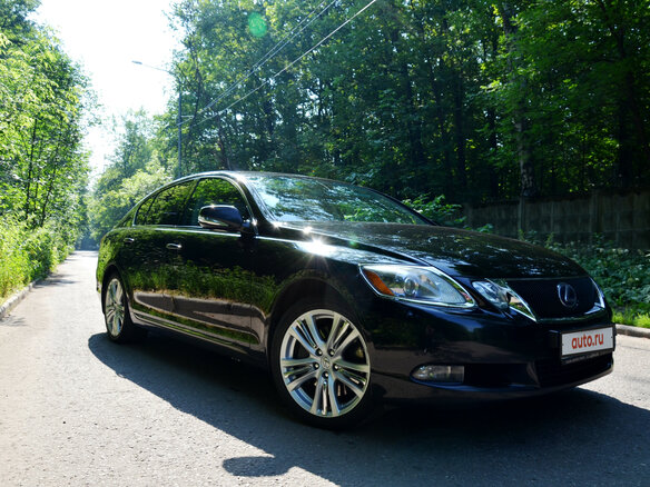 2008 Lexus GS 450h III Рестайлинг, чёрный