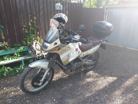 2000 Kawasaki KLE 400, бежевый, 450000 рублей, вид 2