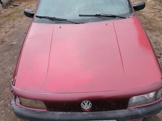 1992 Volkswagen Passat B3, пурпурный, 135000 рублей, вид 2