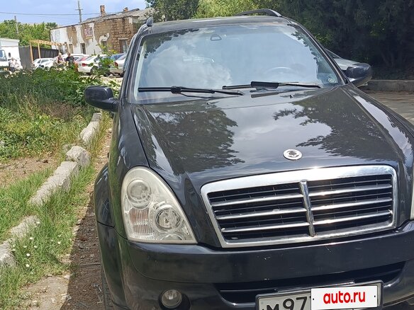 2008 SsangYong Rexton II, чёрный, 850000 рублей