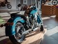 2014 Harley-Davidson Softail Custom, синий, 999999 рублей - вид 4