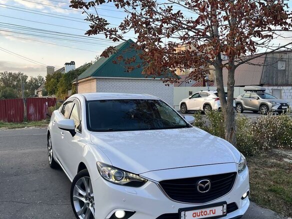 2013 Mazda 6 III (GJ), белый, 1800000 рублей