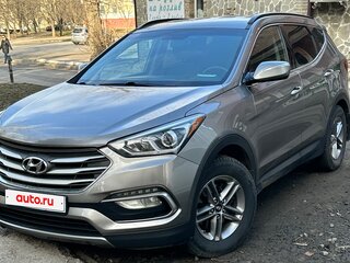 2017 Hyundai Santa Fe III Рестайлинг, серый, 2590000 рублей, вид 1