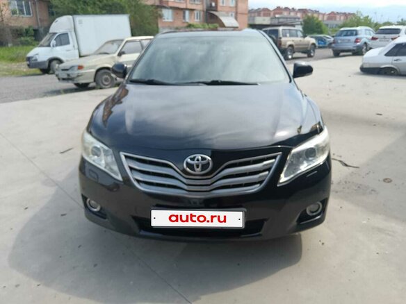 2010 Toyota Camry VI (XV40) Рестайлинг, чёрный, 1200000 рублей - вид 1