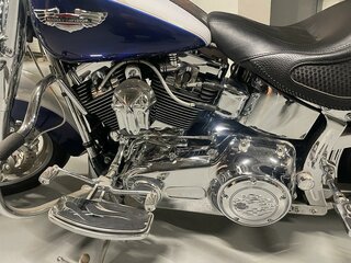 2007 Harley-Davidson Softail Custom, синий, 2850000 рублей, вид 5