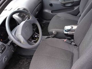 2006 Hyundai Accent ТагАЗ II, чёрный, 395000 рублей, вид 2