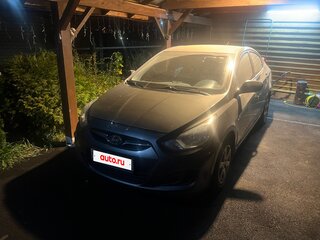 2013 Hyundai Solaris I, серый, 480000 рублей, вид 2