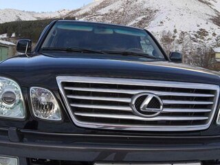 2007 Lexus LX 470 II Рестайлинг, чёрный, 3500000 рублей, вид 2