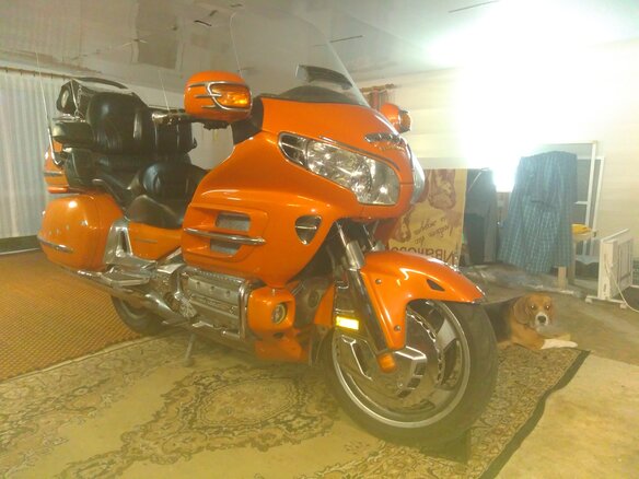 2004 Honda GL 1800 Gold Wing, оранжевый, 1150000 рублей - вид 1