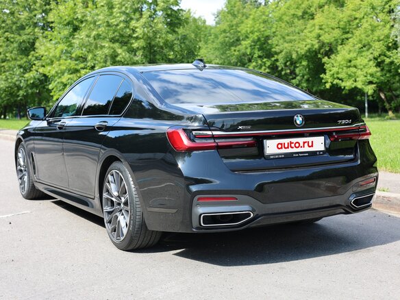 2020 BMW 7 серии 730d xDrive VI (G11/G12) Рестайлинг, чёрный, 9000000 рублей - вид 10