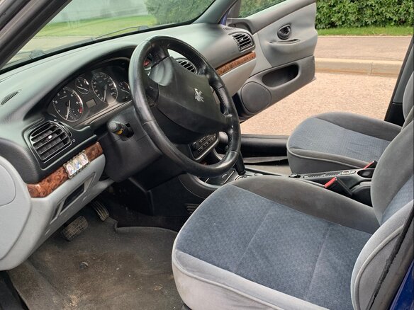 2002 Peugeot 406 I Рестайлинг, синий, 450000 рублей - вид 17